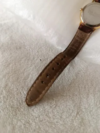 Reloj Pertegaz Mujer Oro Correa Cuero