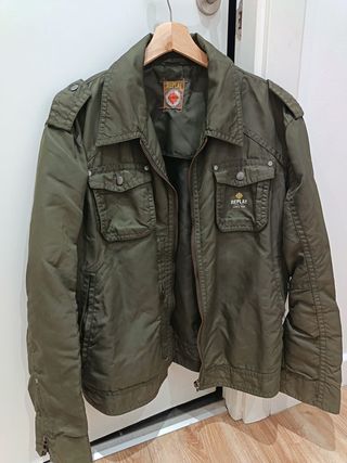 Chaqueta Replay Militar Verde Talla XL