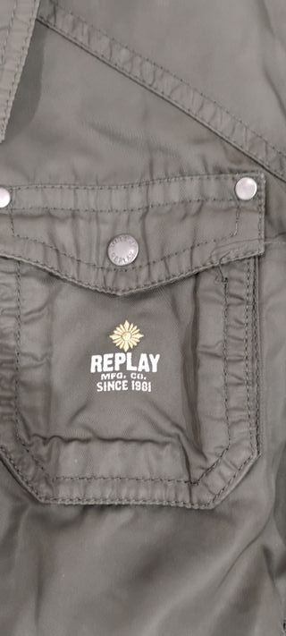 Chaqueta Replay Militar Verde Talla XL