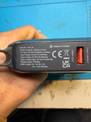 Cargador pawer band inalámbrico carga 65W 5en 1