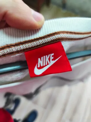 Sudadera Nike Blanca Logo Grande