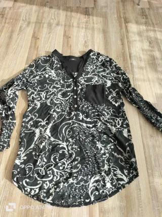 Maglia donna fantasia bianco e nero