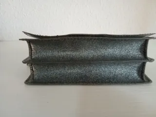 Bolso fiesta Zara plateado pequeño