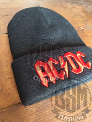 Berretto AC/DC Nero e Rosso