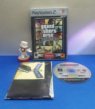 JUEGO PS2 GRAND THEFT AUTO SAN ANDREAS