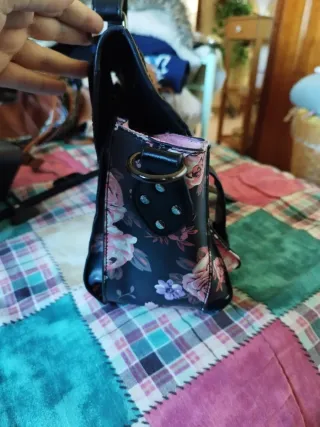 Borsa a cartella floreale