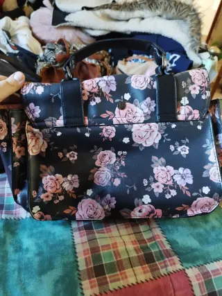 Borsa a cartella floreale