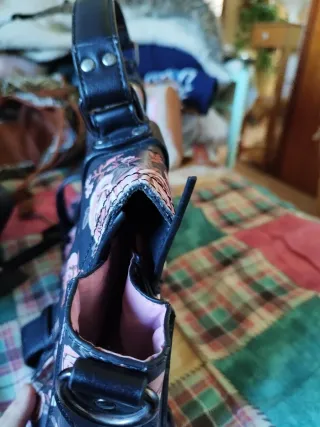 Borsa a cartella floreale