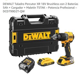 Taladro Percutor Dewalt XR 18V Brushless