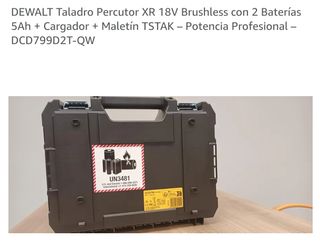 Taladro Percutor Dewalt XR 18V Brushless