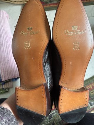 Zapatos vintage piel lagarto