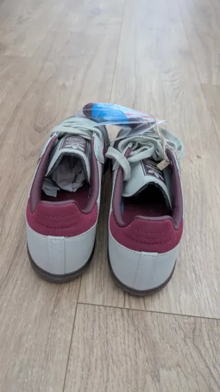 Adidas Samba Gris y granate