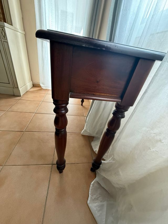 Mesa consola madera 2 cajones