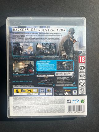 Watch Dogs Edición Especial PS3