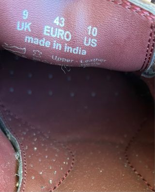 Zapatos de vestir marrones para hombre, 27,5cm