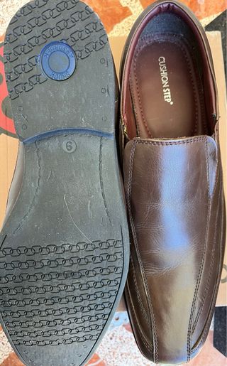 Zapatos de vestir marrones para hombre, 27,5cm