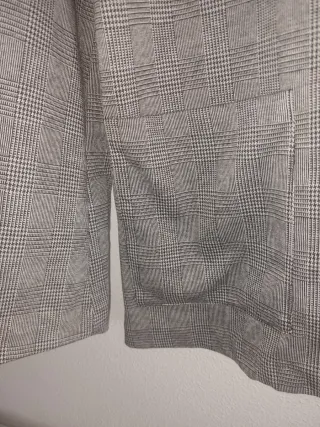 Blazer gris y blanco sin estrenar