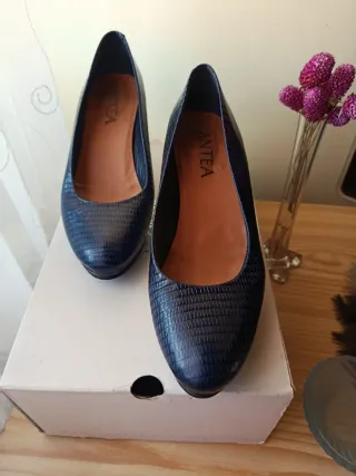 Zapatos de tacón Antea piel mujer
