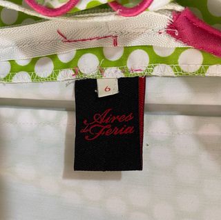 Traje de Gitana Verde y Rosa para niña