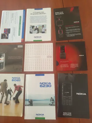 Manuales y CD Nokia