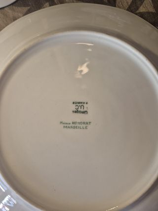 Vajilla Art Decó Época 1930 Porcelana Flores Rosas