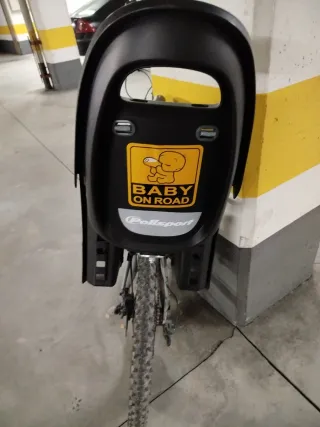 Silla infantil para bicicleta marca Polisport