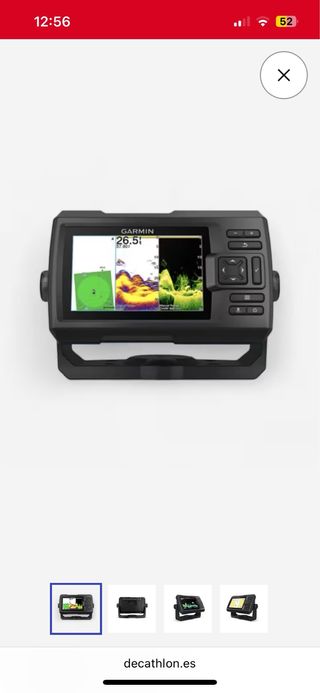 Sonda Garmin + caña + carrete