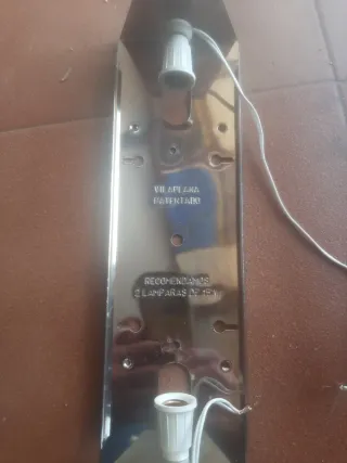 Apliqué de cristal y plástico