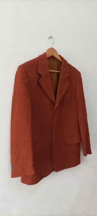 Americana marrón/naranja