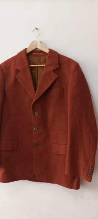 Americana marrón/naranja