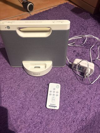 Altavoz Sony para iPod/iPhone Blanco