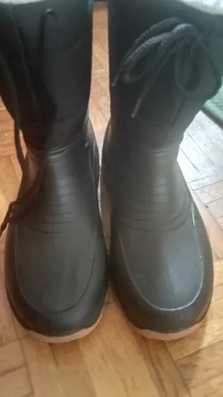 Botas de invierno negras con forro