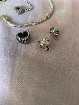 Lote Charms Pandora Originales Plata