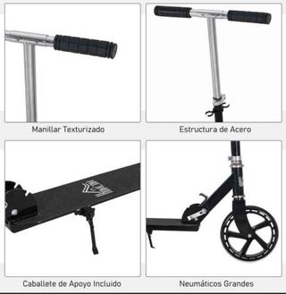 Patinete Plegable para Niños de 7-14 Años