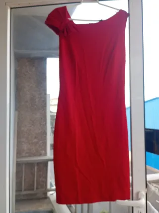Vestido rojo Mango