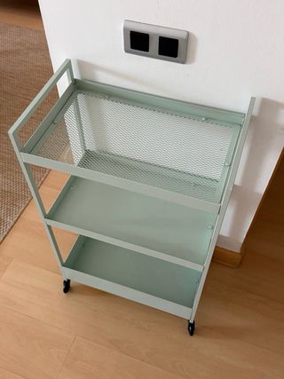 Carrito Auxiliar Ikea Verde Metálico
