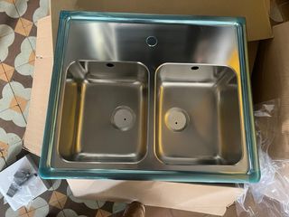 Fregadero doble acero inoxidable IKEA