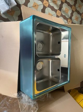 Fregadero doble acero inoxidable IKEA