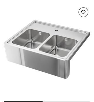 Fregadero doble acero inoxidable IKEA