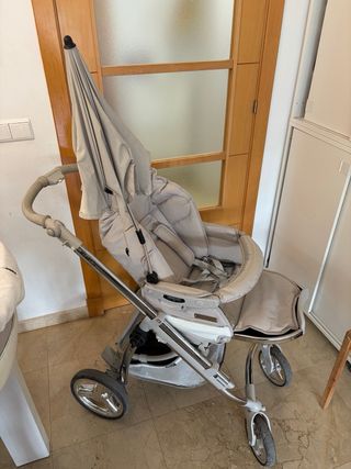 Carro Bebecar Ipop El 3 piezas + sombrilla