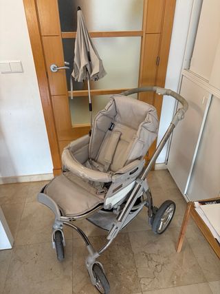 Carro Bebecar Ipop El 3 piezas + sombrilla