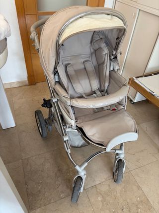 Carro Bebecar Ipop El 3 piezas + sombrilla