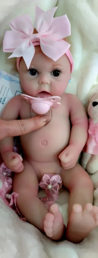 Bebé Reborn Silicona Completa 33.34cm