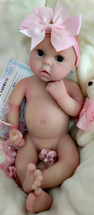 Bebé Reborn Silicona Completa 33.34cm