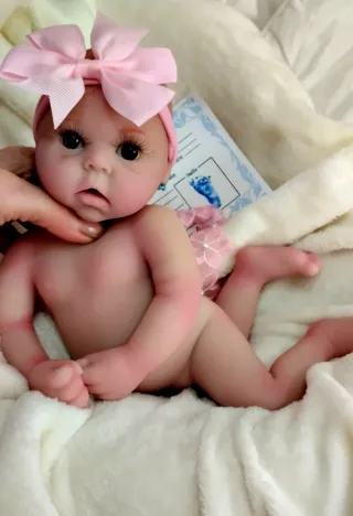 Bebé Reborn Silicona Completa 33.34cm