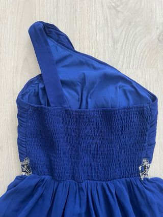 Vestido de fiesta azul de pedrería Little Mistress