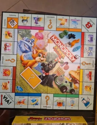 Gioco da tavolo Monopoli Junior Hasbro Gaming nuov