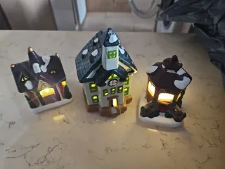 Casitas de cerámica para decoración