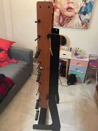 Futbolín de madera para niños