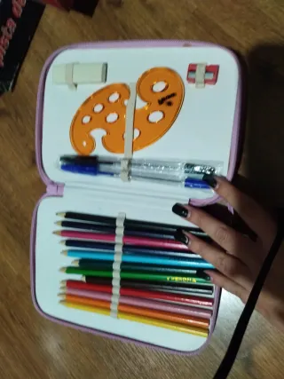 Estuche escolar 2 pisos Tutti Cutie